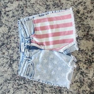 Judy Blue American Flag Jean Shorts